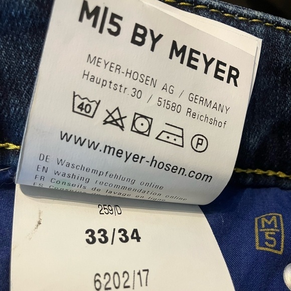 Meyer M5 Men’s Super Stretch Jeans 33x34 - Picture 6 of 15